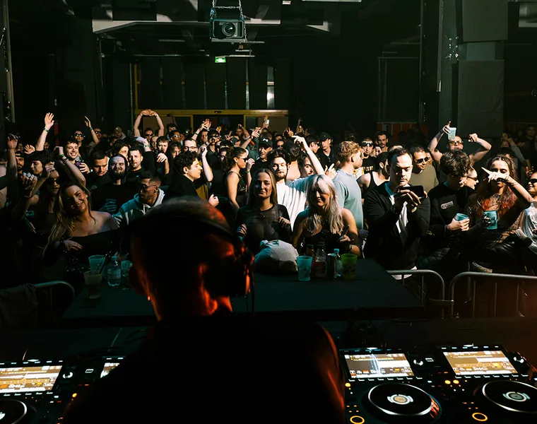 people dancing in the club